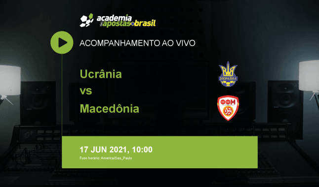 Ucrânia Macedônia livestream | Eurocopa | 17 junho 2021