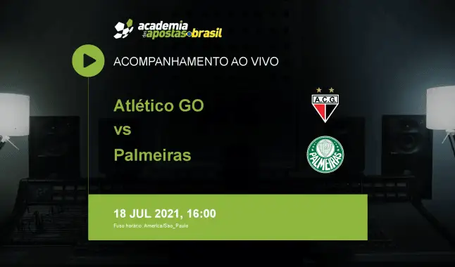 Atlético GO Palmeiras livestream | Brasileirão Série A | 18 julho 2021
