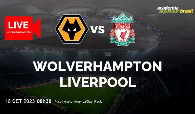 Wolverhampton Liverpool livestream | Premier League | 16 setembro 2023