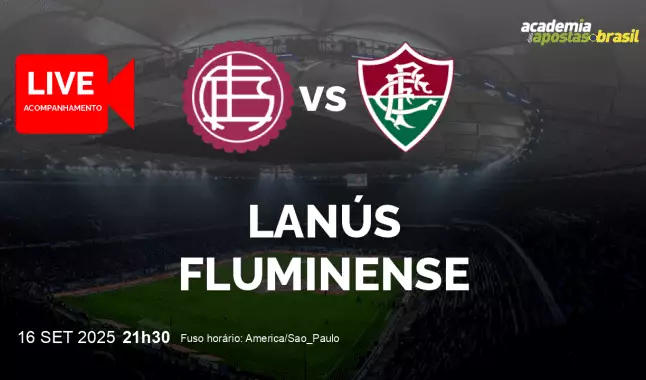 Lanús Fluminense livestream | Copa Bridgestone Sul-Americana | 16 setembro 2025