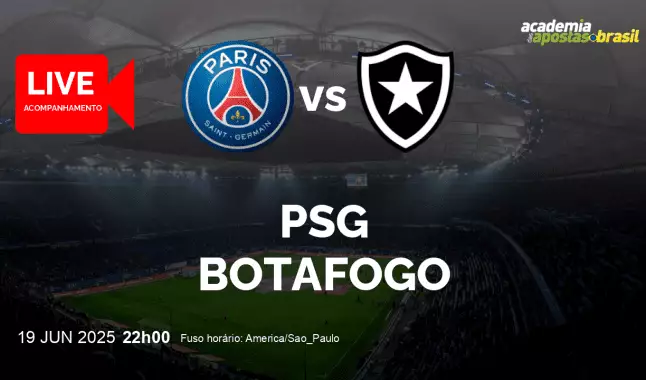 PSG Botafogo livestream | Mundial de Clubes FIFA | 19 junho 2025
