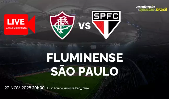 Fluminense São Paulo livestream | Brasileirão Série A | 27 novembro 2025