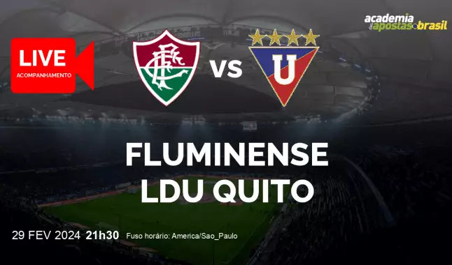 Fluminense LDU Quito livestream | Recopa Sul-Americana | 29 fevereiro 2024