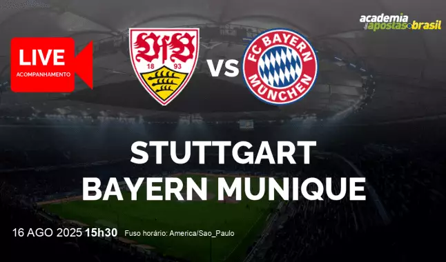 Stuttgart Bayern Munique livestream | Super Cup | 16 agosto 2025