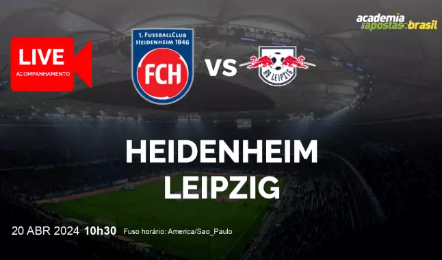 Heidenheim Leipzig livestream | Bundesliga | 20 abril 2024