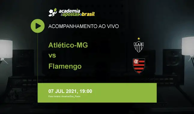 Atlético-MG Flamengo livestream | Brasileirão Série A | 07 julho 2021