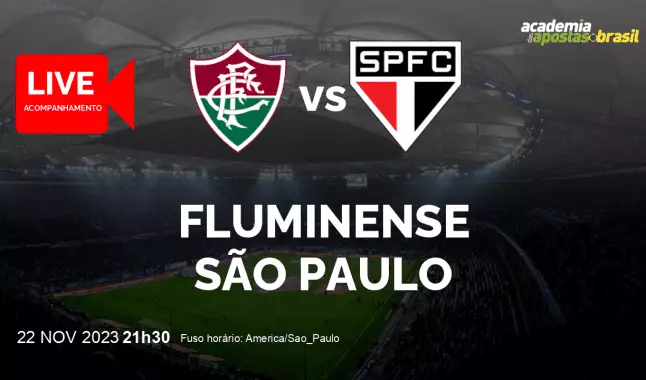 Fluminense São Paulo livestream | Brasileirão Série A | 22 novembro 2023