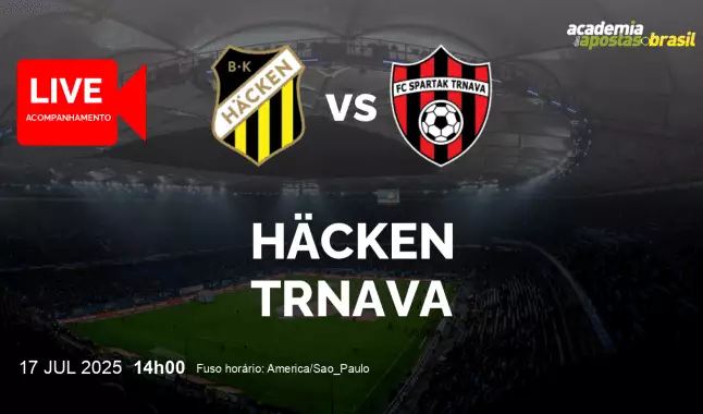 Häcken Trnava livestream | Liga Europa | 17 julho 2025