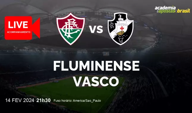 Fluminense Vasco livestream | Carioca 1ª Div | 14 fevereiro 2024