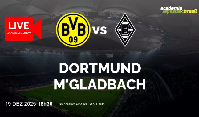 Dortmund M'gladbach livestream | Bundesliga | 19 dezembro 2025