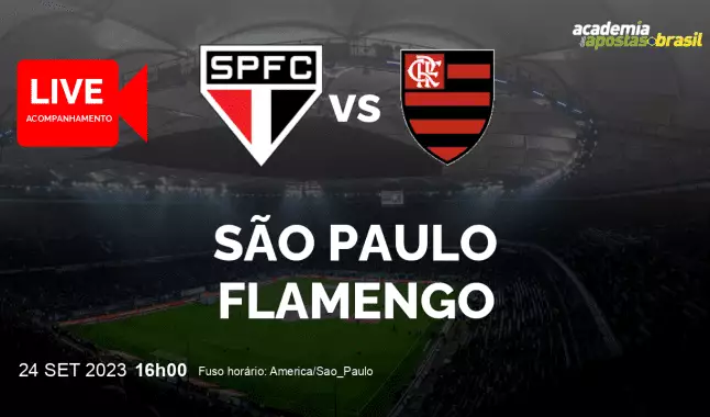 São Paulo Flamengo livestream | Copa do Brasil | 24 setembro 2023