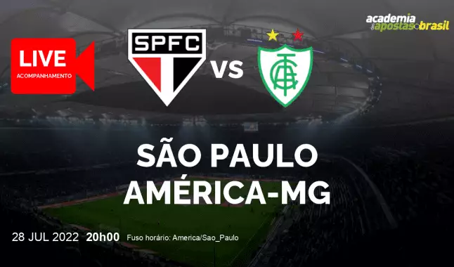 São Paulo América-MG livestream | Copa do Brasil | 28 julho 2022