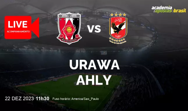 Urawa Ahly livestream | Mundial de Clubes FIFA | 22 dezembro 2023