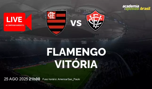 Flamengo Vitória livestream | Brasileirão Série A | 25 agosto 2025