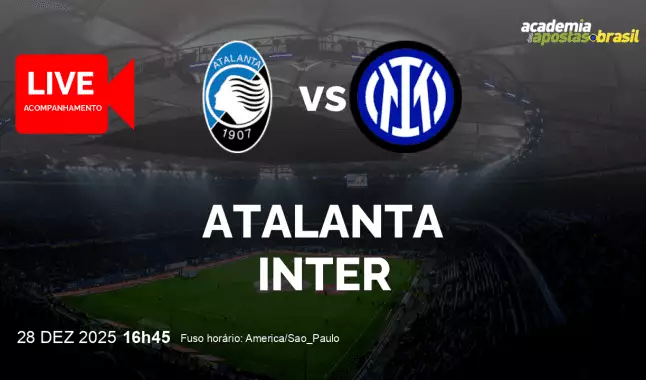 Atalanta Inter livestream | Serie A TIM | 28 dezembro 2025