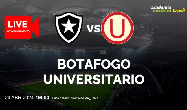Botafogo Universitario livestream | Copa Libertadores da América | 24 abril 2024