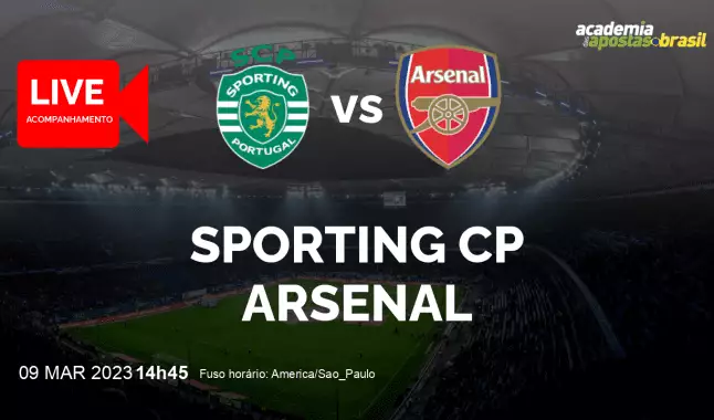 Sporting CP Arsenal livestream | Liga Europa | 09 março 2023