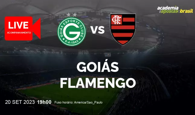 Goiás Flamengo livestream | Brasileirão Série A | 20 setembro 2023