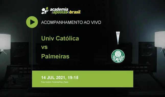 Univ Católica Palmeiras livestream | Copa Libertadores da América | 14 julho 2021