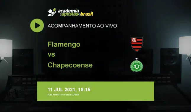 Flamengo Chapecoense livestream | Brasileirão Série A | 11 julho 2021