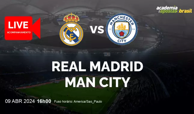 Real Madrid Man City livestream | Liga dos Campeões da UEFA | 09 abril 2024