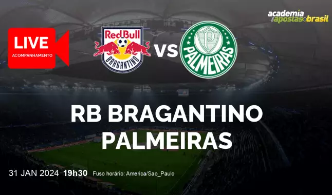 RB Bragantino Palmeiras livestream | Paulista A1 | 31 janeiro 2024