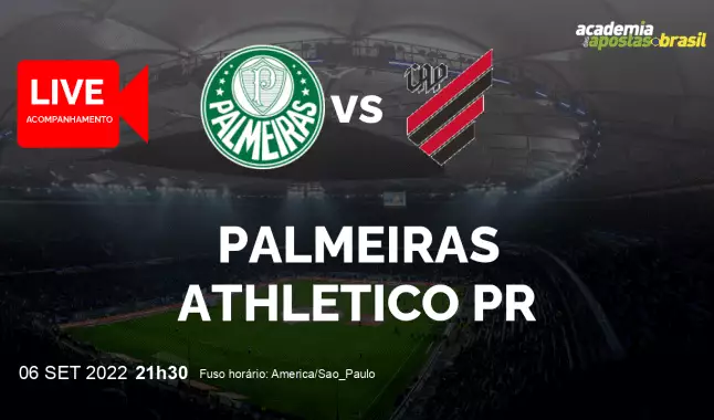 Palmeiras Athletico PR livestream | Copa Libertadores da América | 06 setembro 2022