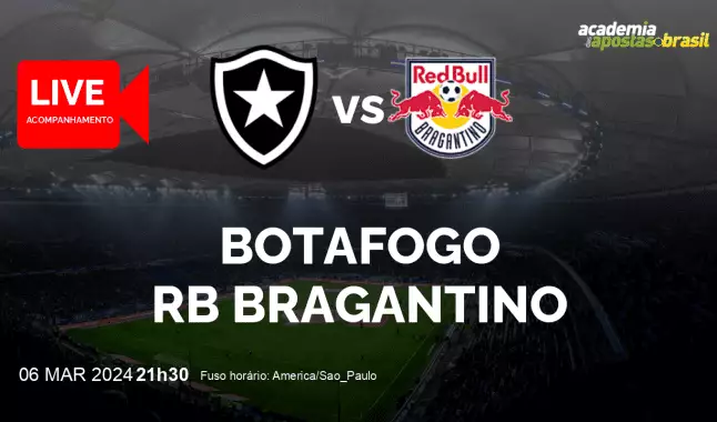 Botafogo RB Bragantino livestream | Copa Libertadores da América | 06 março 2024
