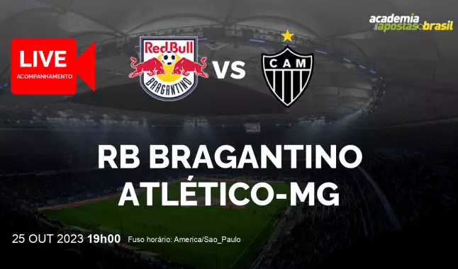 RB Bragantino Atlético-MG livestream | Brasileirão Série A | 25 outubro 2023