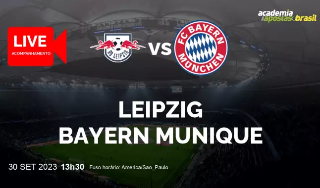 Leipzig Bayern Munique livestream | Bundesliga | 30 setembro 2023