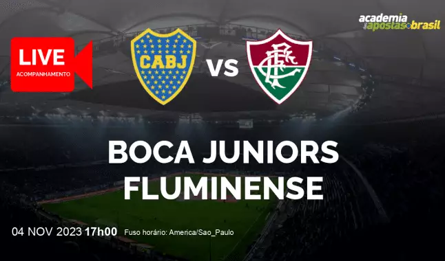 Boca Juniors Fluminense livestream | Copa Libertadores da América | 04 novembro 2023