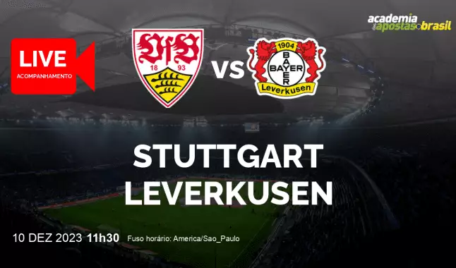 Stuttgart Leverkusen livestream | Bundesliga | 10 dezembro 2023