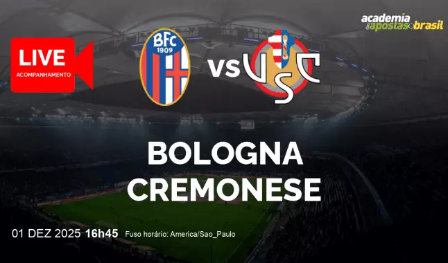 Bologna Cremonese livestream | Serie A TIM | 01 dezembro 2025