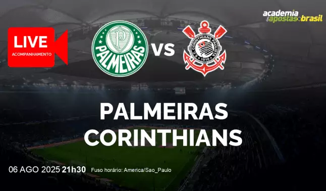 Palmeiras Corinthians livestream | Copa do Brasil | 06 agosto 2025