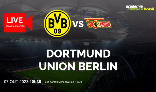 Dortmund Union Berlin livestream | Bundesliga | 07 outubro 2023