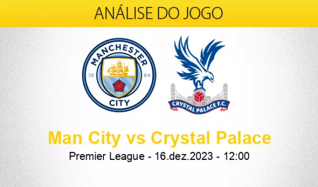 Prognóstico Manchester City Crystal Palace