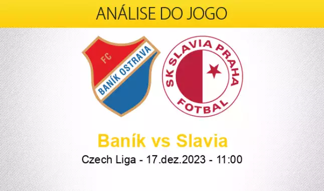 Palpite Baník Ostrava x Slavia Praga: 17/12/2023 - Campeonato Tcheco