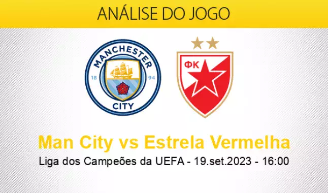 Estrela Vermelha x Manchester City: odds, estatísticas e informações do jogo  pela Liga dos Campeões