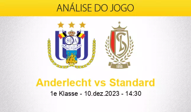 Standard Liege vs Anderlecht Palpites em hoje 22 October 2023 Futebol